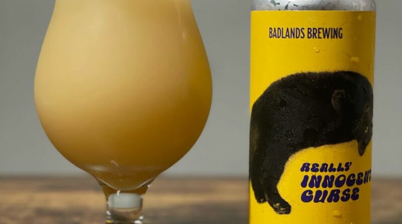 Badlands Brewing really innocent curse review by b33rlyalive