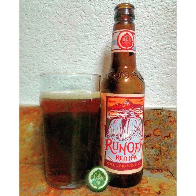 Odell Brewing co runoff red ipa beer review by beer_reviewer