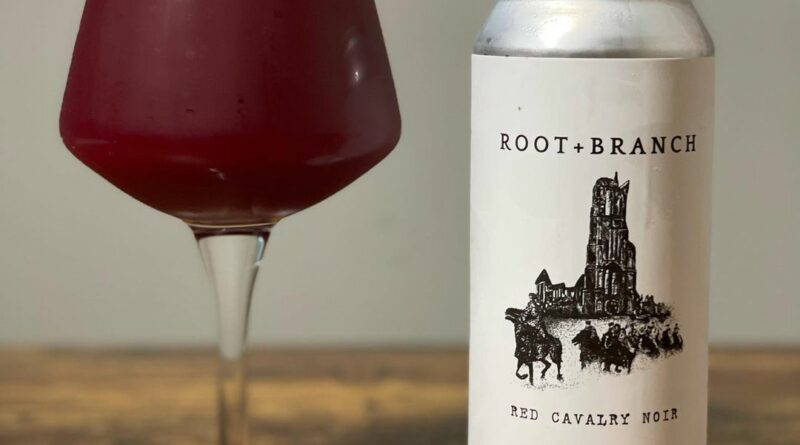 Root and branch brewing red cavalry noir beer review by b33rlyalive