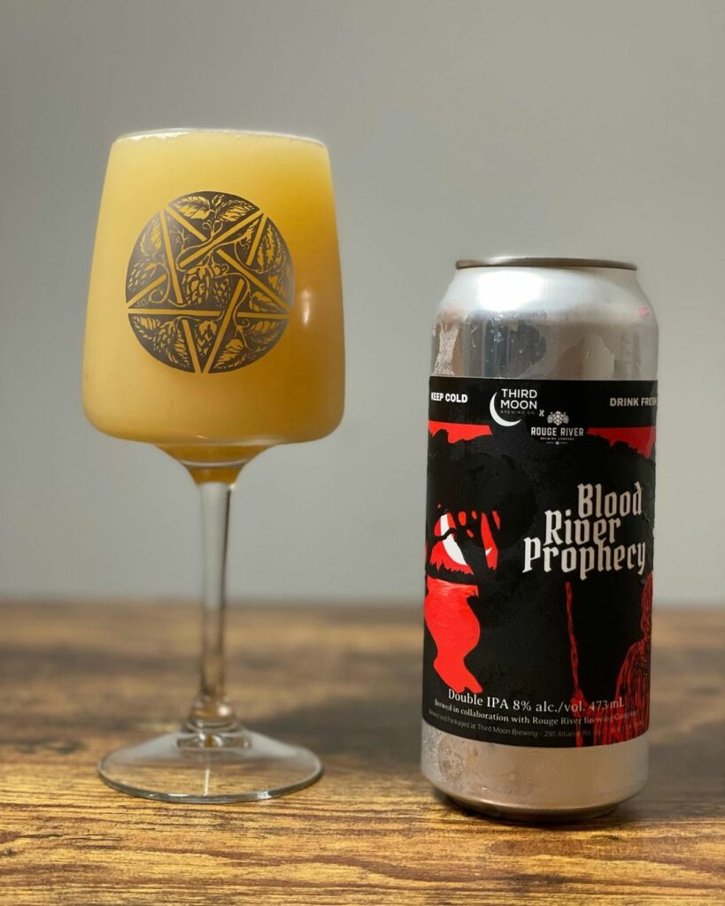 third moon beer rouge river brewery blood river prophecy review by b33rlyalive