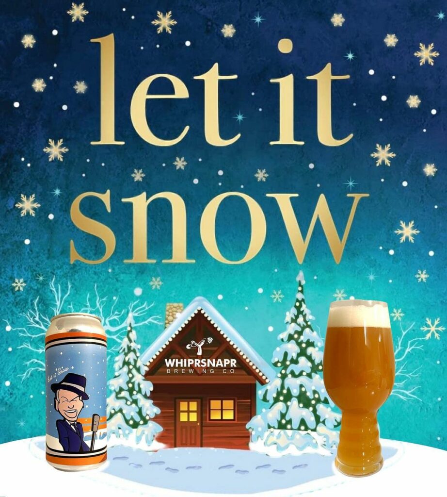 whiprsnapr brewing co Let It Snow review by Bos Beer Blog
