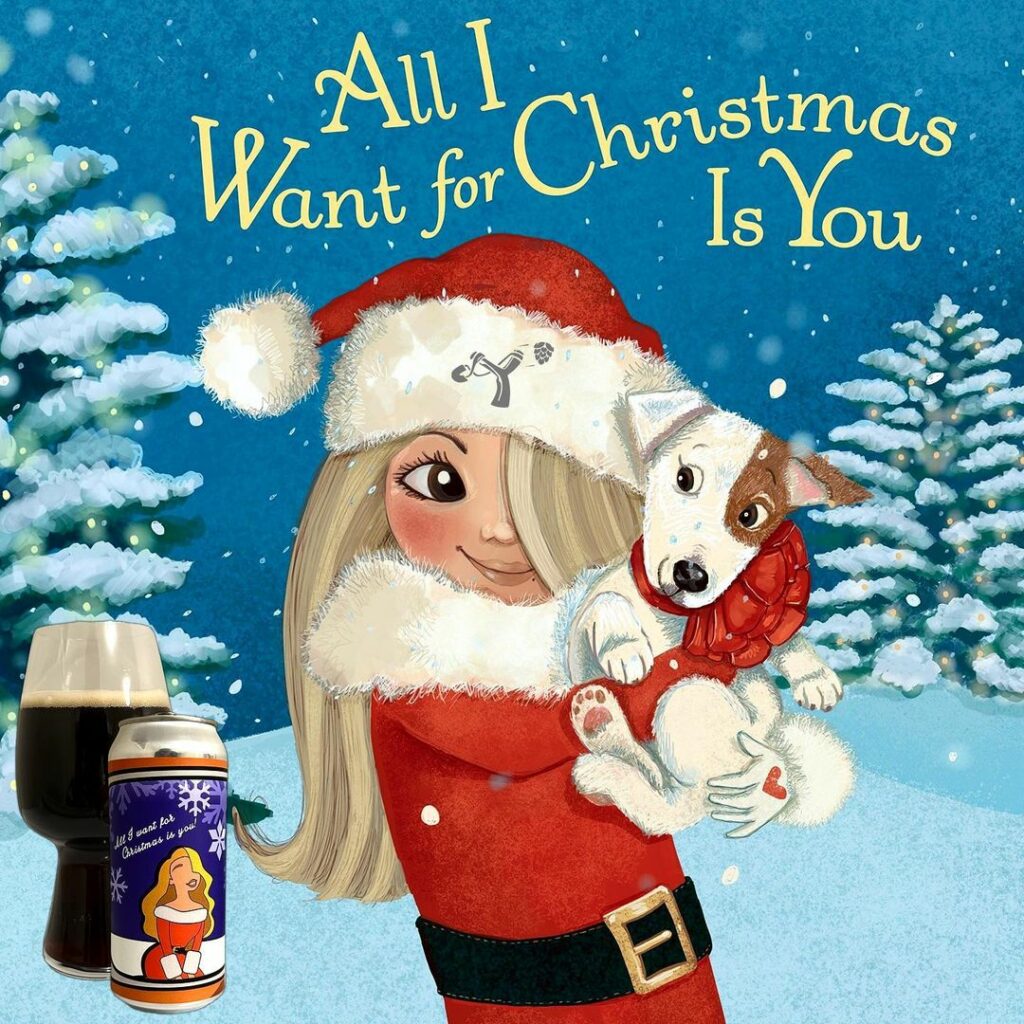 whiprsnapr brewing co. all i want for christmas is you stout review by drams by dre
