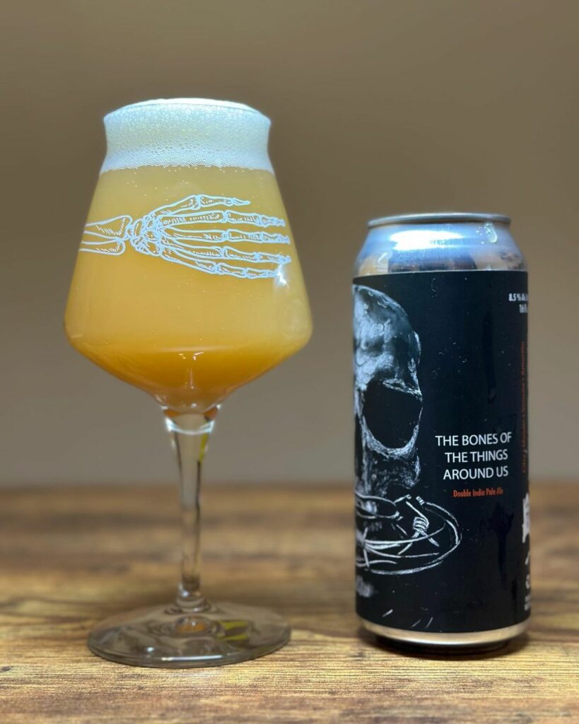 Fidens Brewing x Troon Brewing the bones of things around us beer review by b33rlyalive