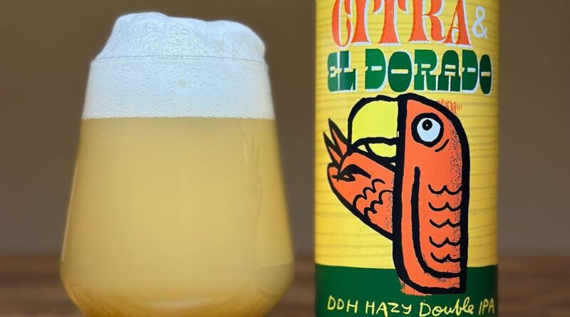 Green Cheek Beer Just Two Things Citra & El Dorado beer review by b33rlyalive