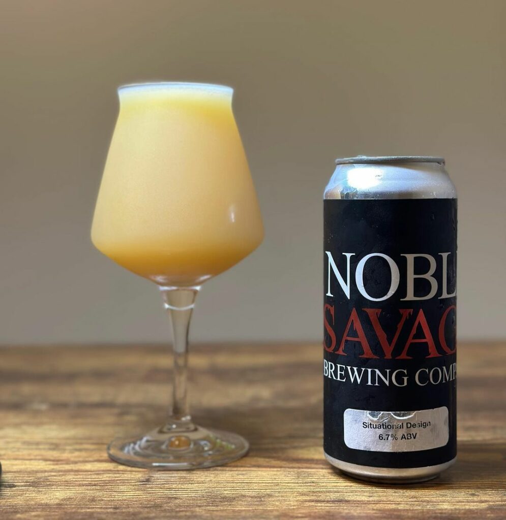 Noble Savage Brewing company situational design beer review by b33rlyalive