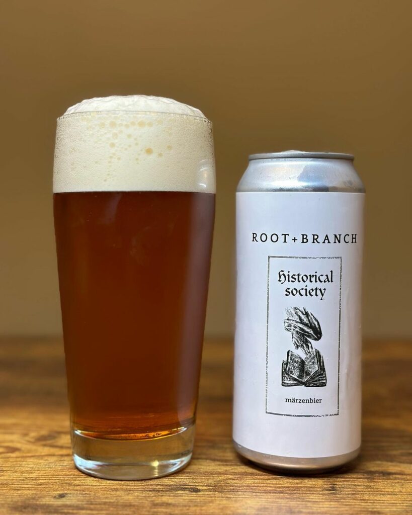 Root and Branch Brewing Historical Society Märzenbier beer review by b33rlyalive